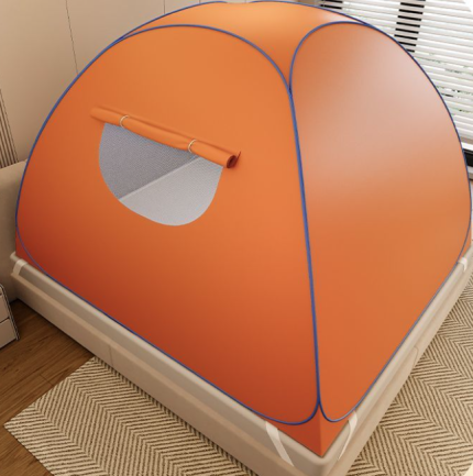 Yurt-Style Windproof Tent/Mosquito Net - Full Enclosure for Privacy, Mosquito Protection & Warmth, Indoor Travel Hotel Use