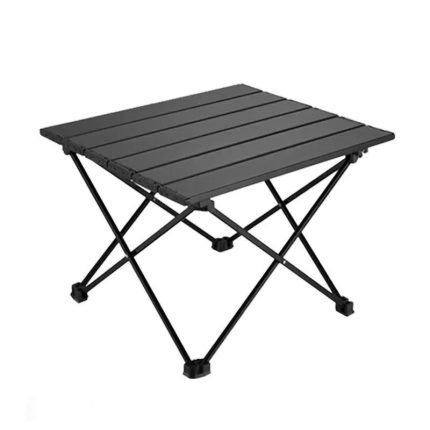 Outdoor Folding Aluminum Table & Chairs Set - Portable "Egg Roll" Style Camping Furniture Kit, Complete Outdoor Gear Package