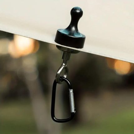 Camping Canopy Magnetic Hooks - Strong Magnet Hooks for Tents, Camping Lights & Outdoor Gear Hanging